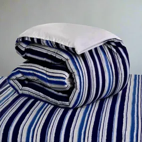 1 PC Double Winter Comforter-Bold Stripes