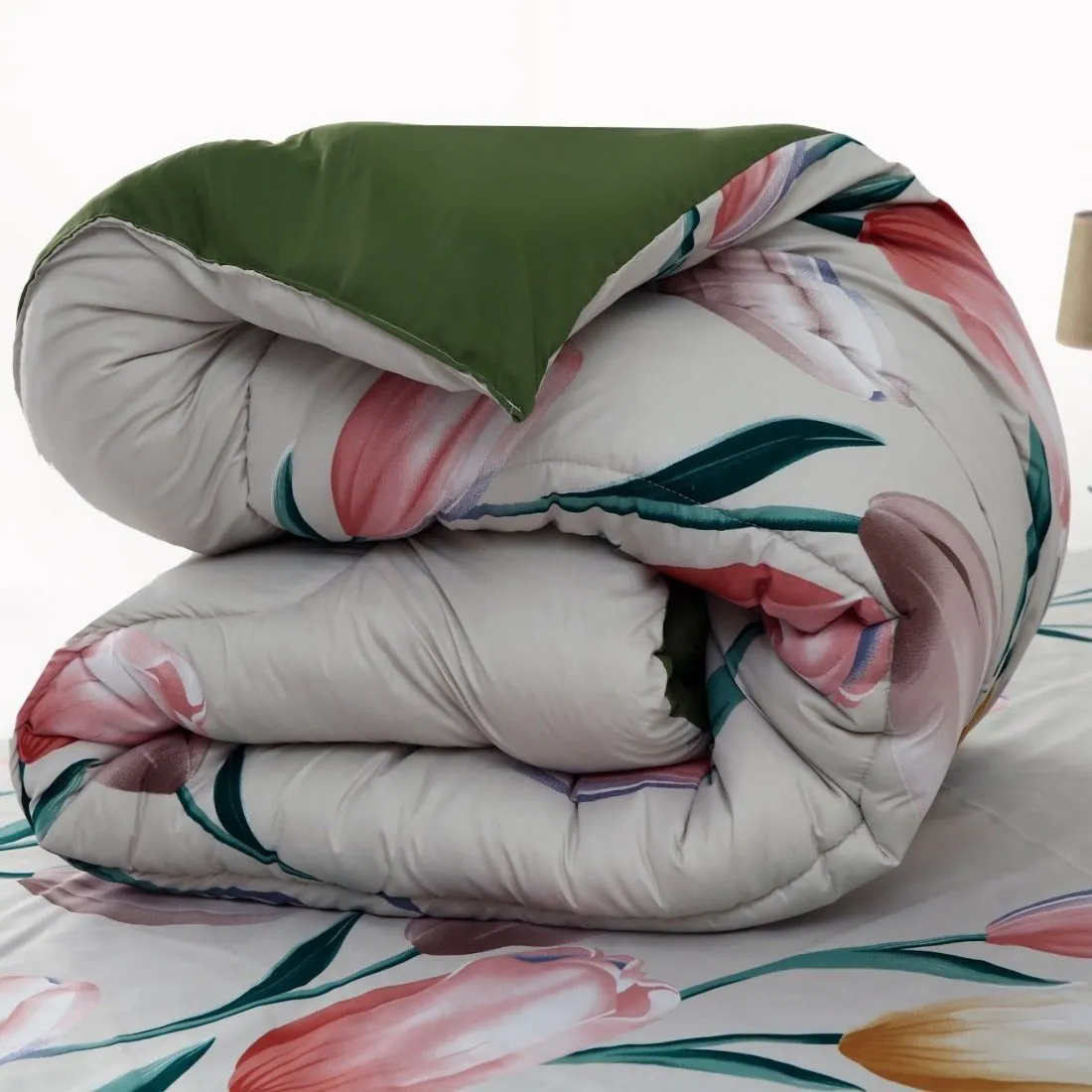 1PC Double Winter Comforter-14940-Tulip