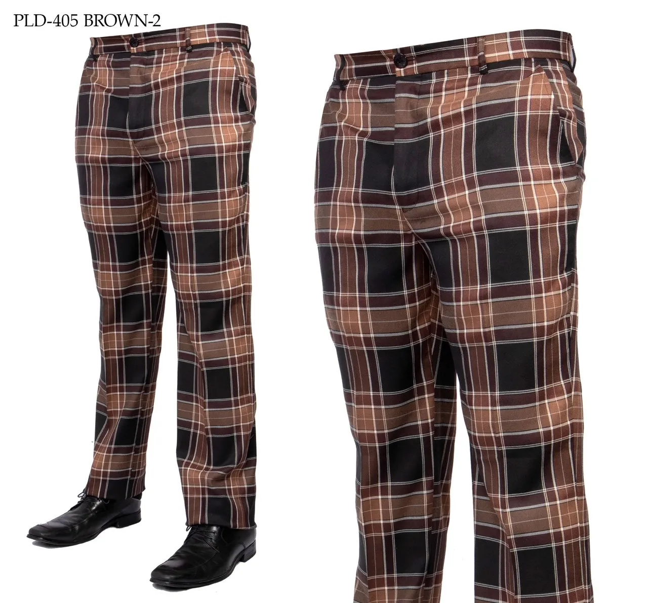 80% OFF Plaid Checker Pants