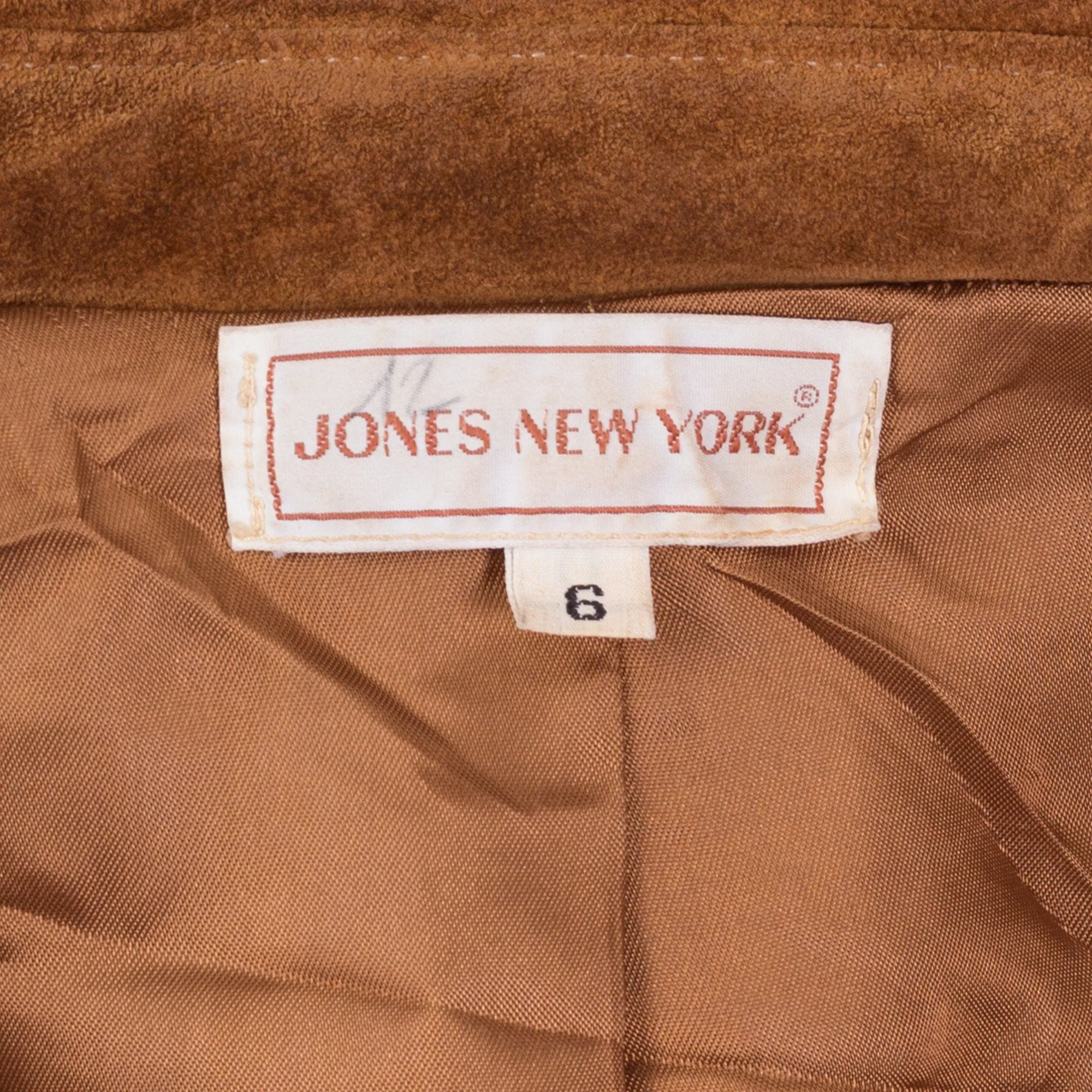 80s Brown Suede Jacket - Small