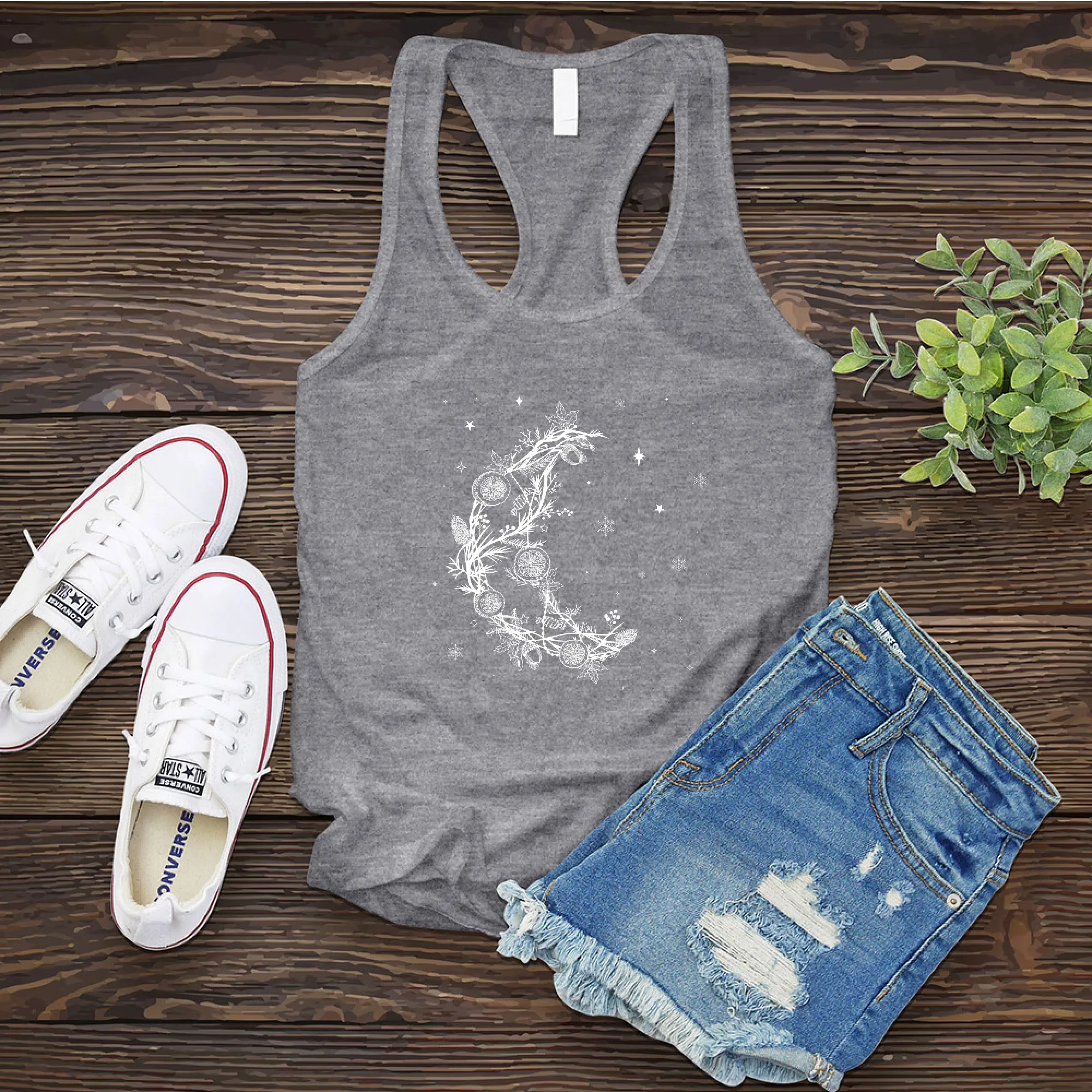 Abundant Winter Moon Women's Tank Top