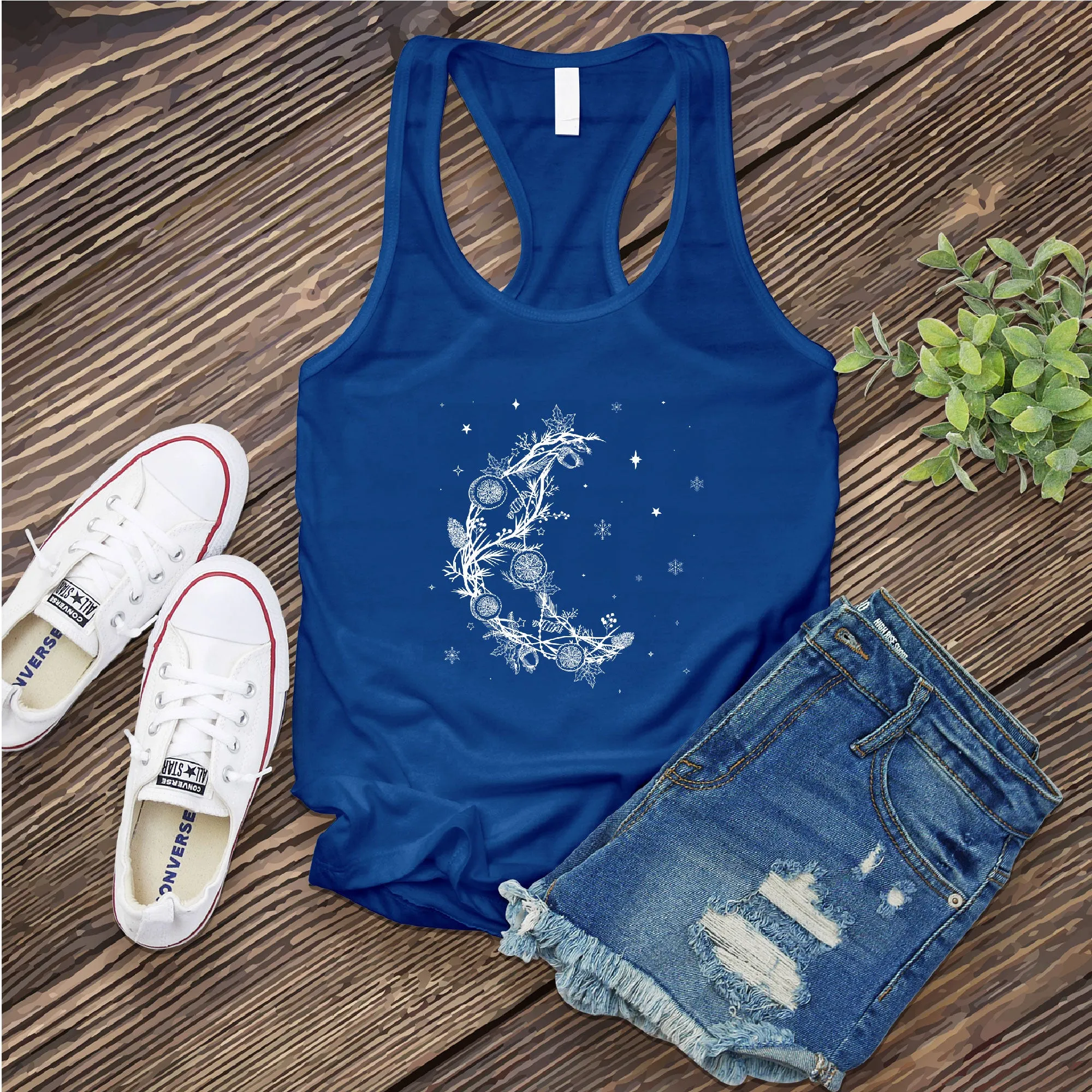 Abundant Winter Moon Women's Tank Top