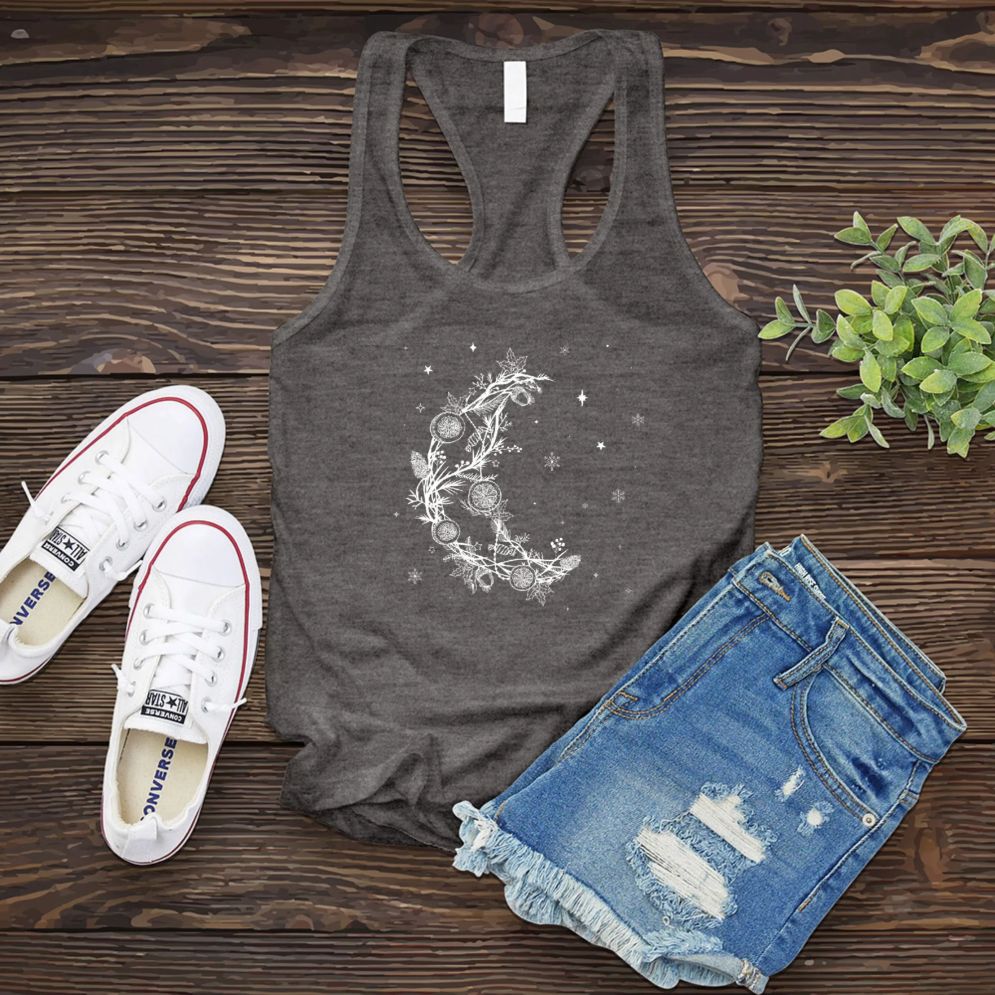 Abundant Winter Moon Women's Tank Top