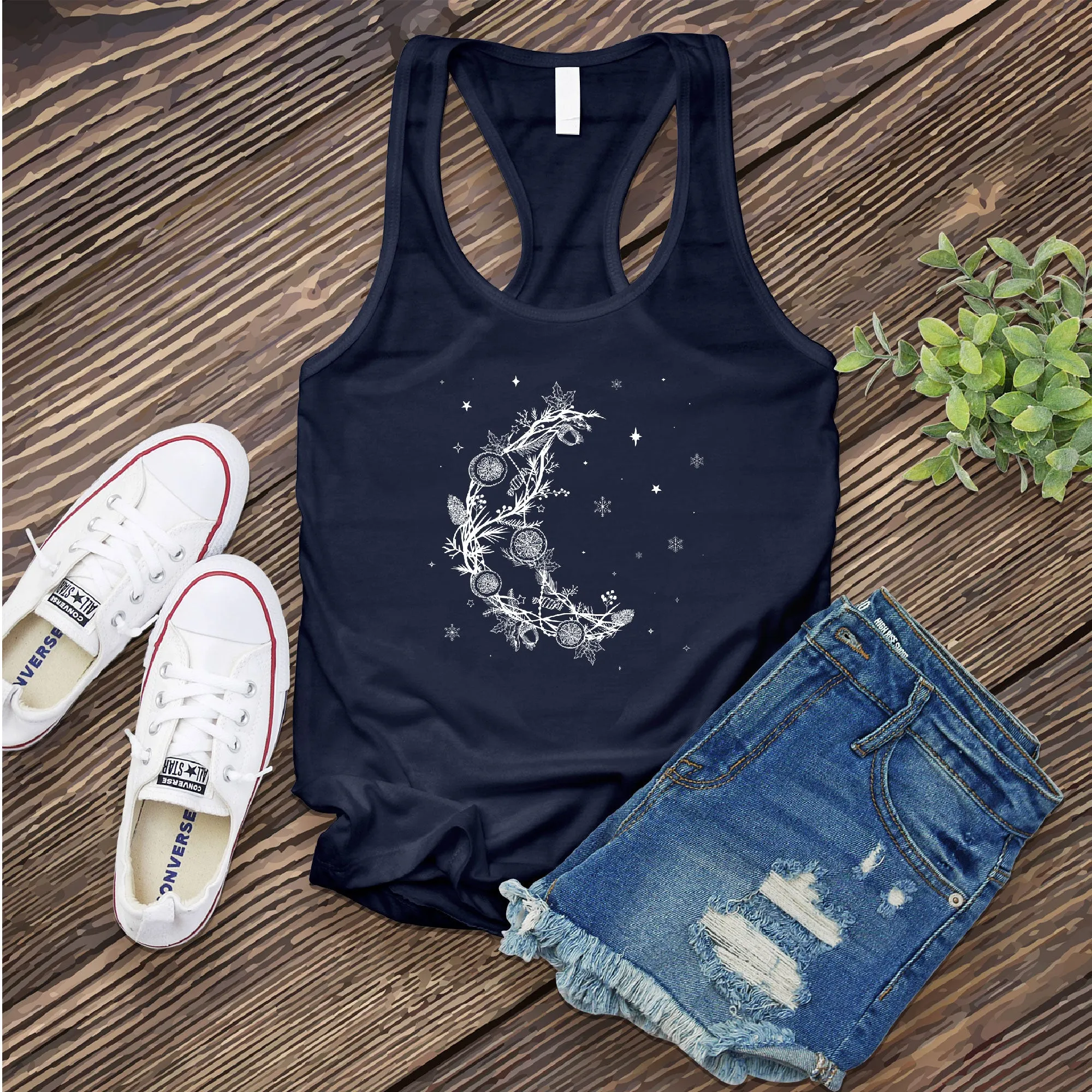 Abundant Winter Moon Women's Tank Top