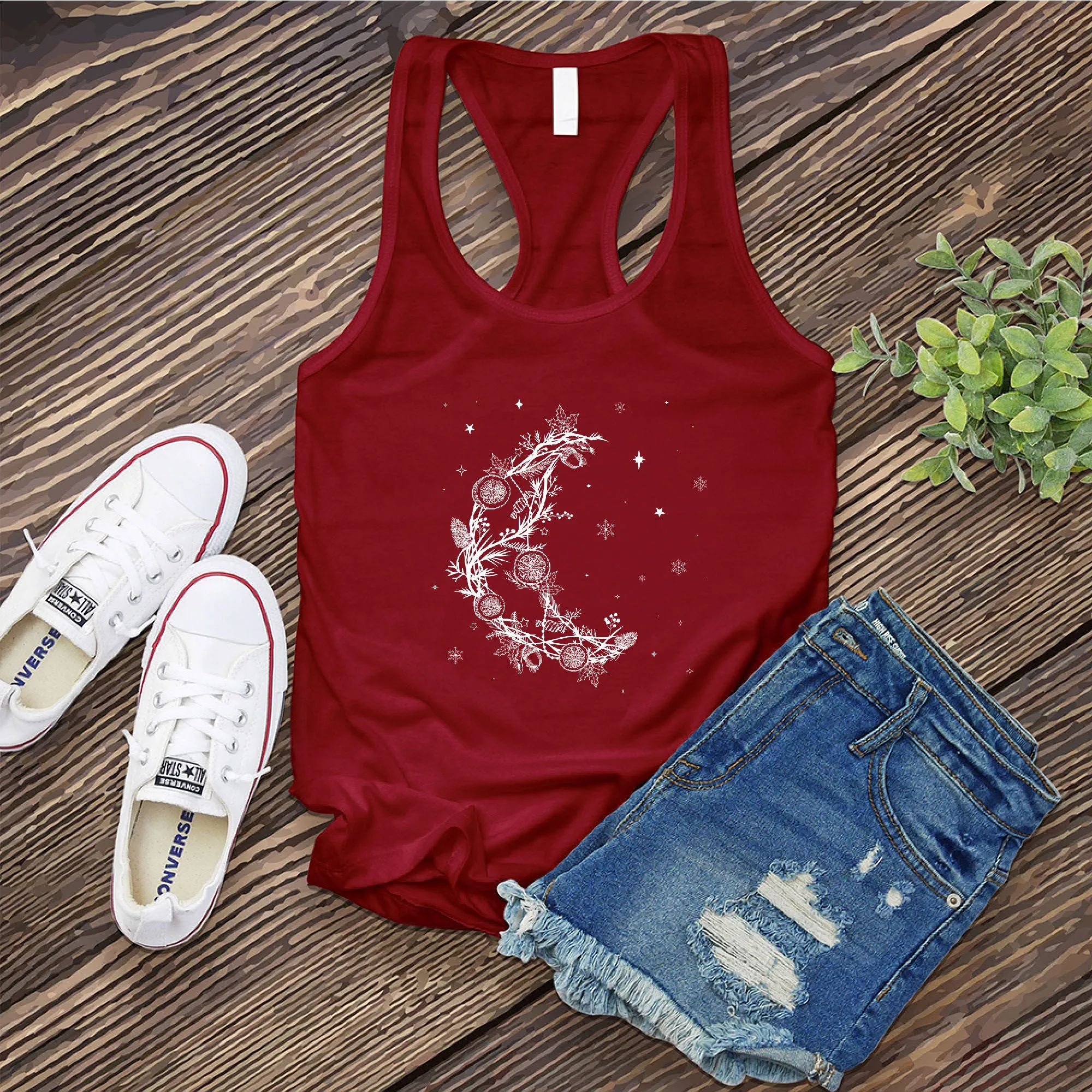 Abundant Winter Moon Women's Tank Top