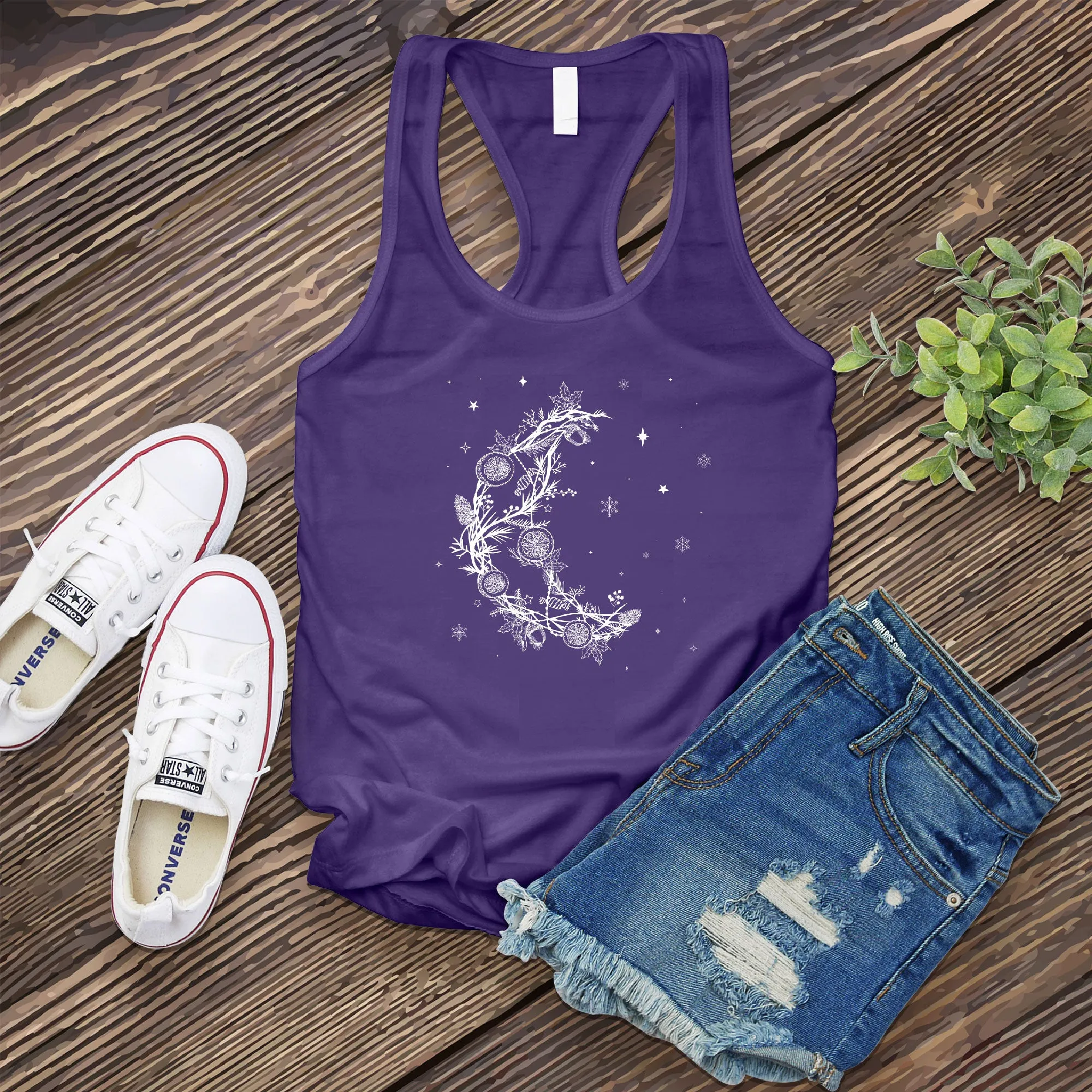 Abundant Winter Moon Women's Tank Top