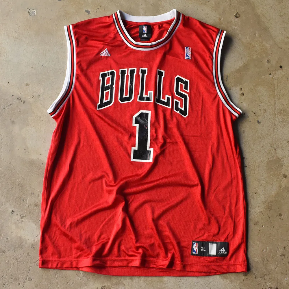 adidas “NBA Chicago Bulls / Rose #1“ バスケ ゲームシャツ 240709