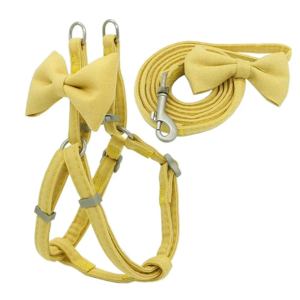 Adjustable Harness Leash Collar Set