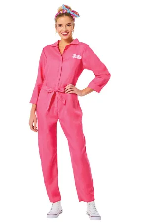 Adult Barbie Pink Jumpsuit Costume