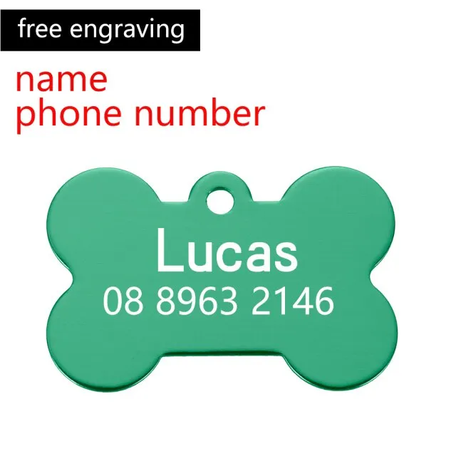 Anti-lost Dog Collars Dog Name ID Tags Lost Dog Tags