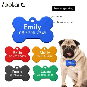 Anti-lost Dog Collars Dog Name ID Tags Lost Dog Tags