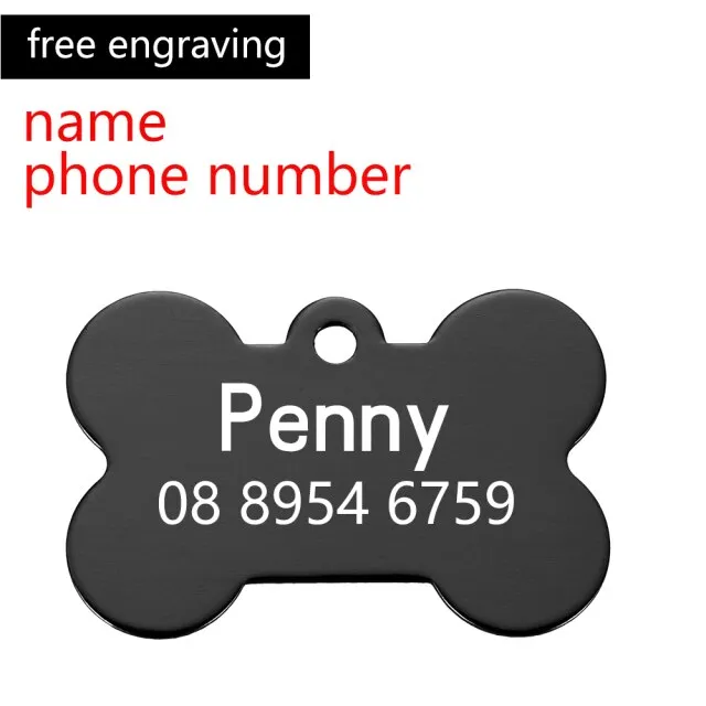 Anti-lost Dog Collars Dog Name ID Tags Lost Dog Tags