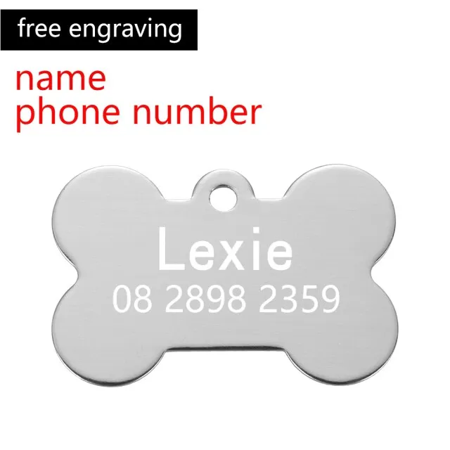 Anti-lost Dog Collars Dog Name ID Tags Lost Dog Tags