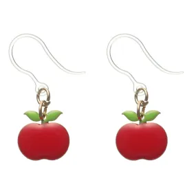 Apple Dangles Hypoallergenic Earrings for Sensitive Ears Made with Plastic Posts