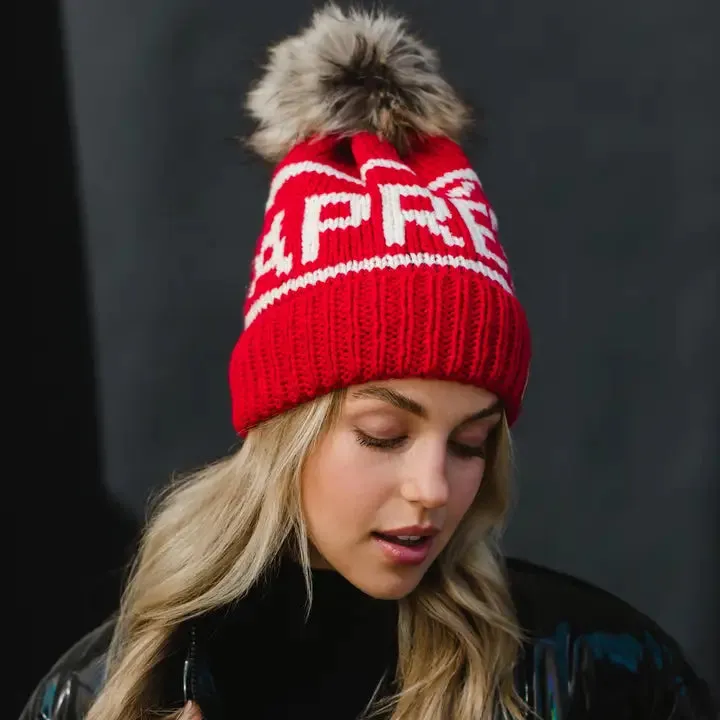 APRES SKI WINTER POM HAT