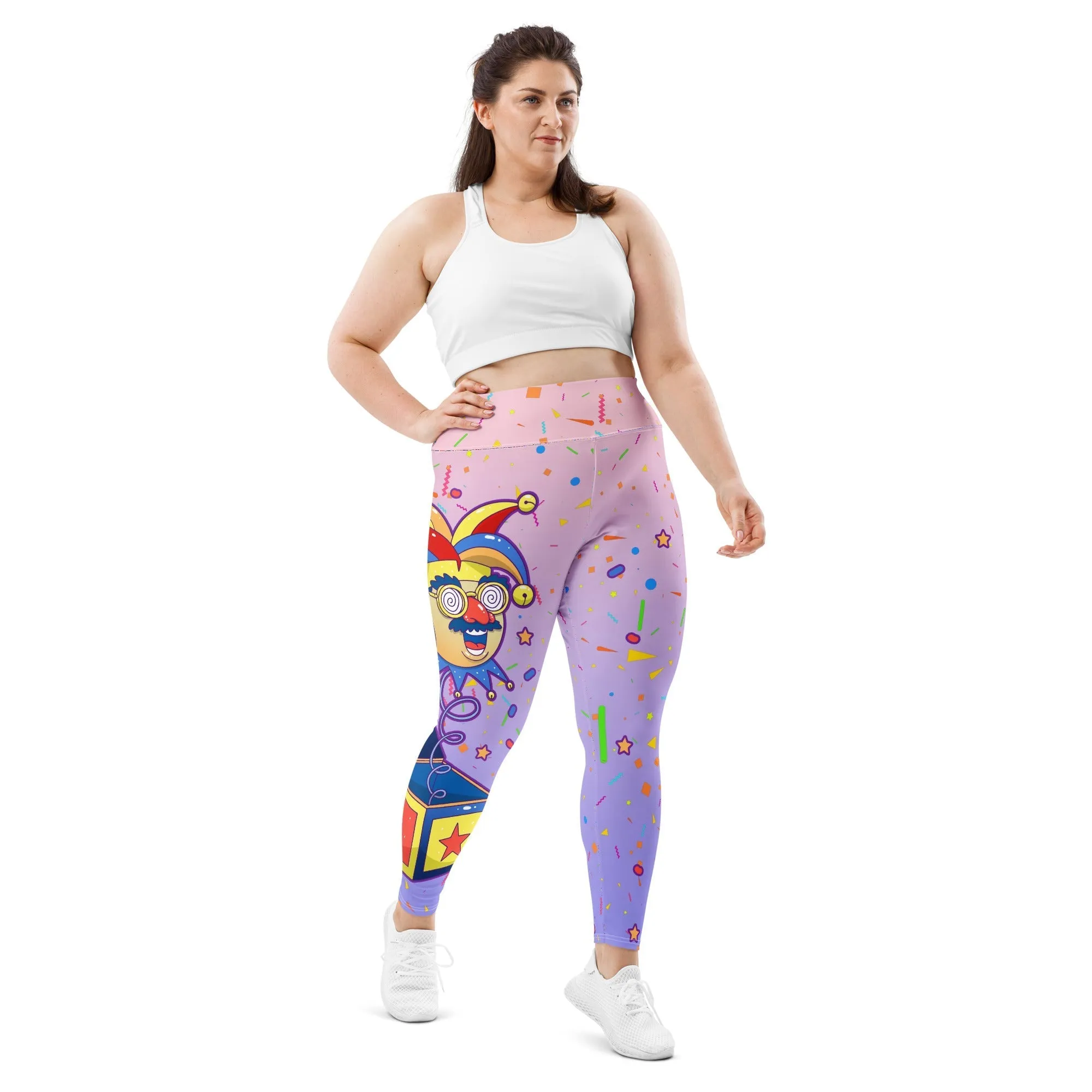 April Fool's Day Plus Size Leggings