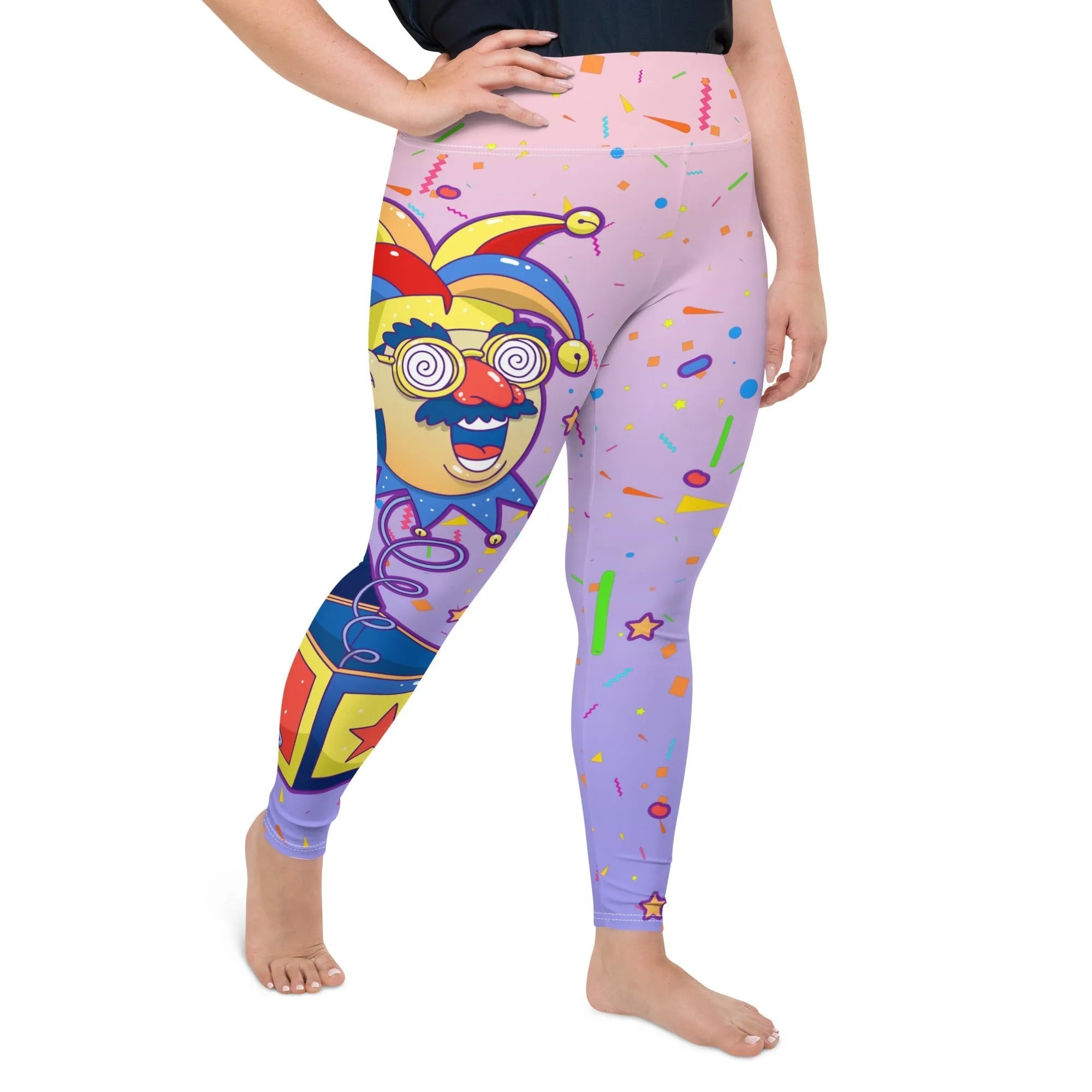 April Fool's Day Plus Size Leggings