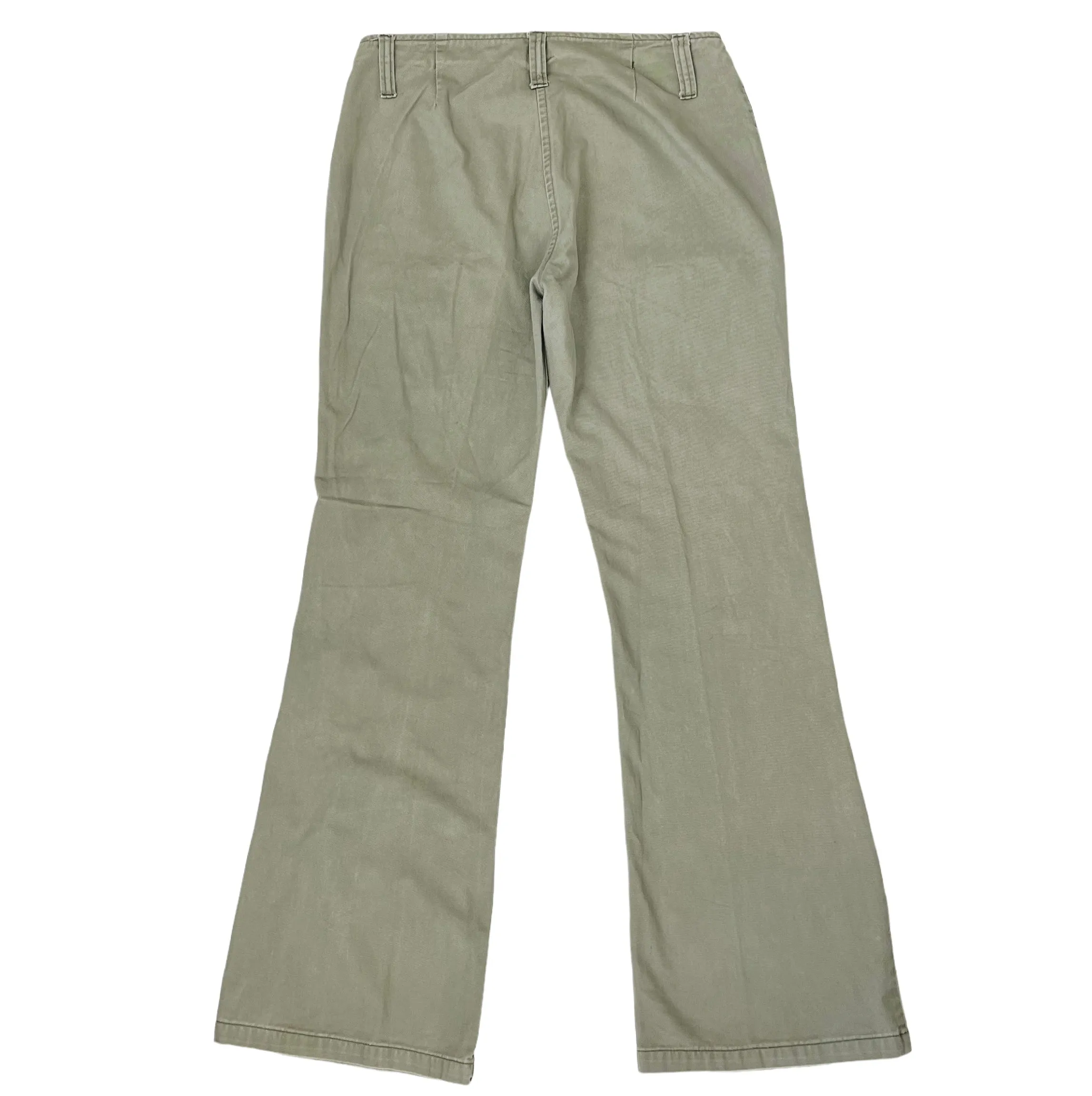 Army Green Cargo Flare Pants (L)