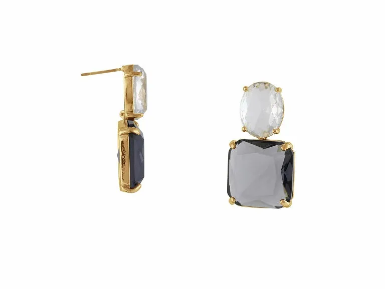 Aura Allure Stone Cut Luxe Earrings