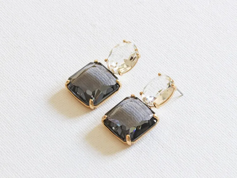 Aura Allure Stone Cut Luxe Earrings