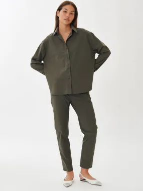 Avine Blouse Technical Jersey | Army