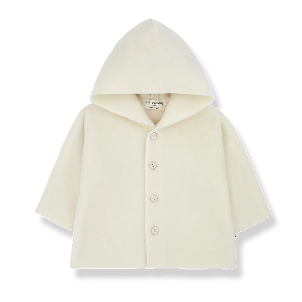 Ayala Hooded Jacket - Ecru