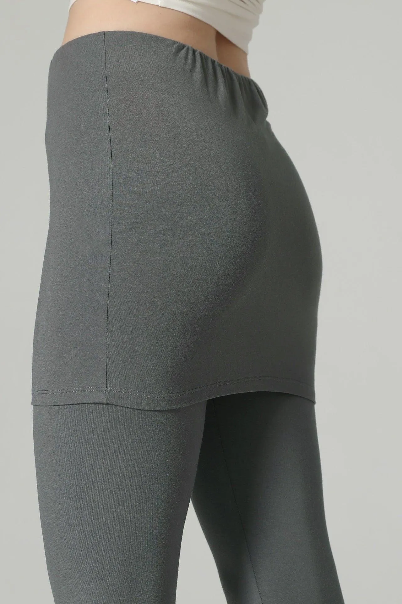 Bamboo Skirted Leggings