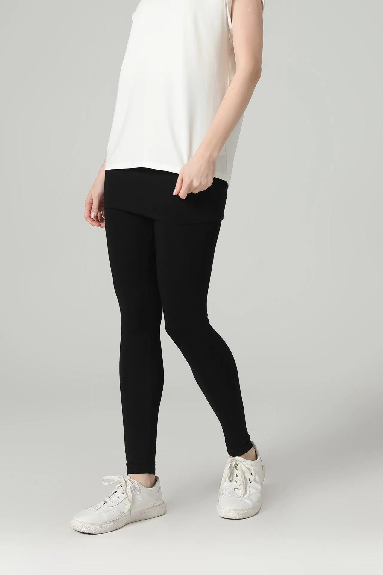 Bamboo Skirted Leggings