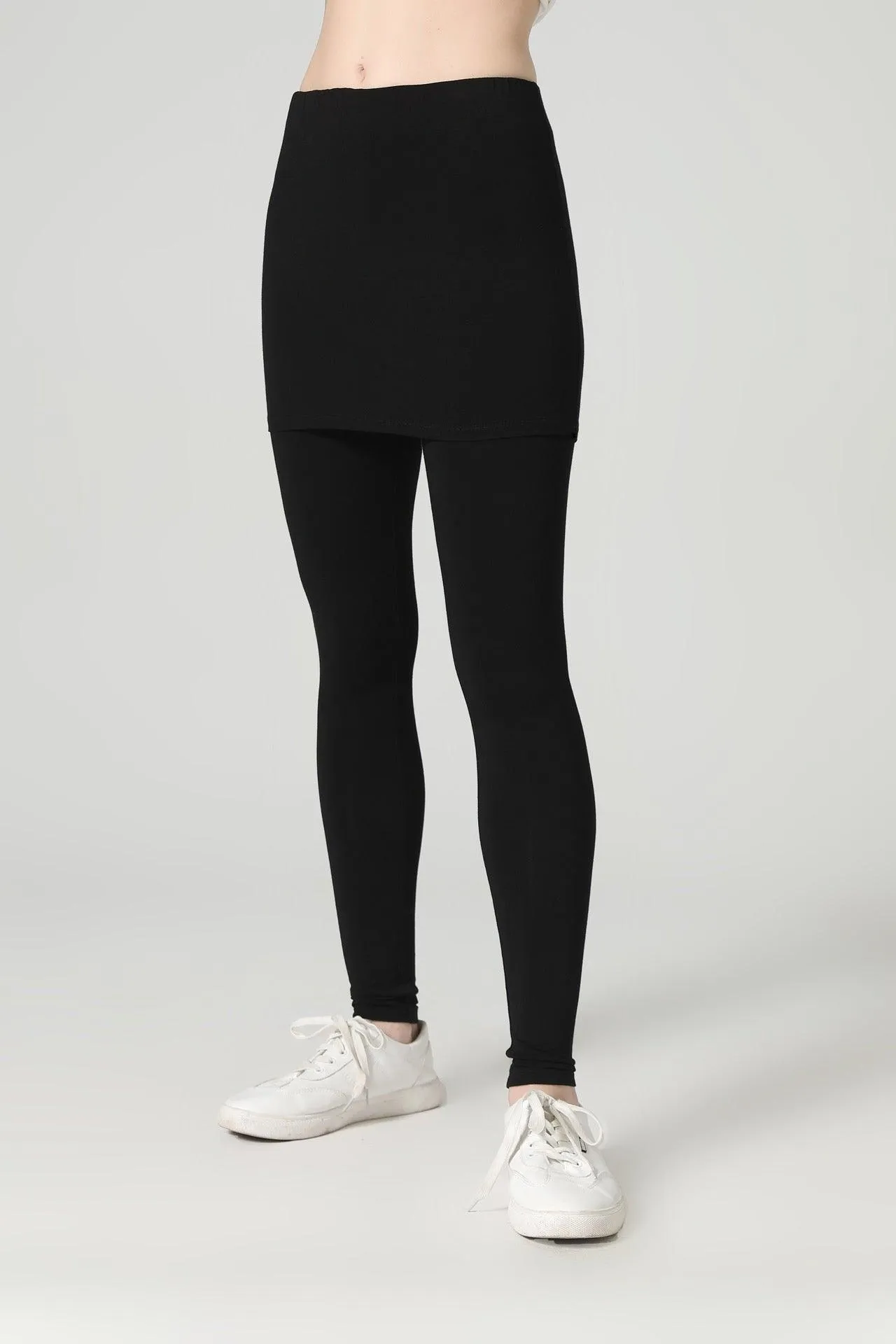 Bamboo Skirted Leggings