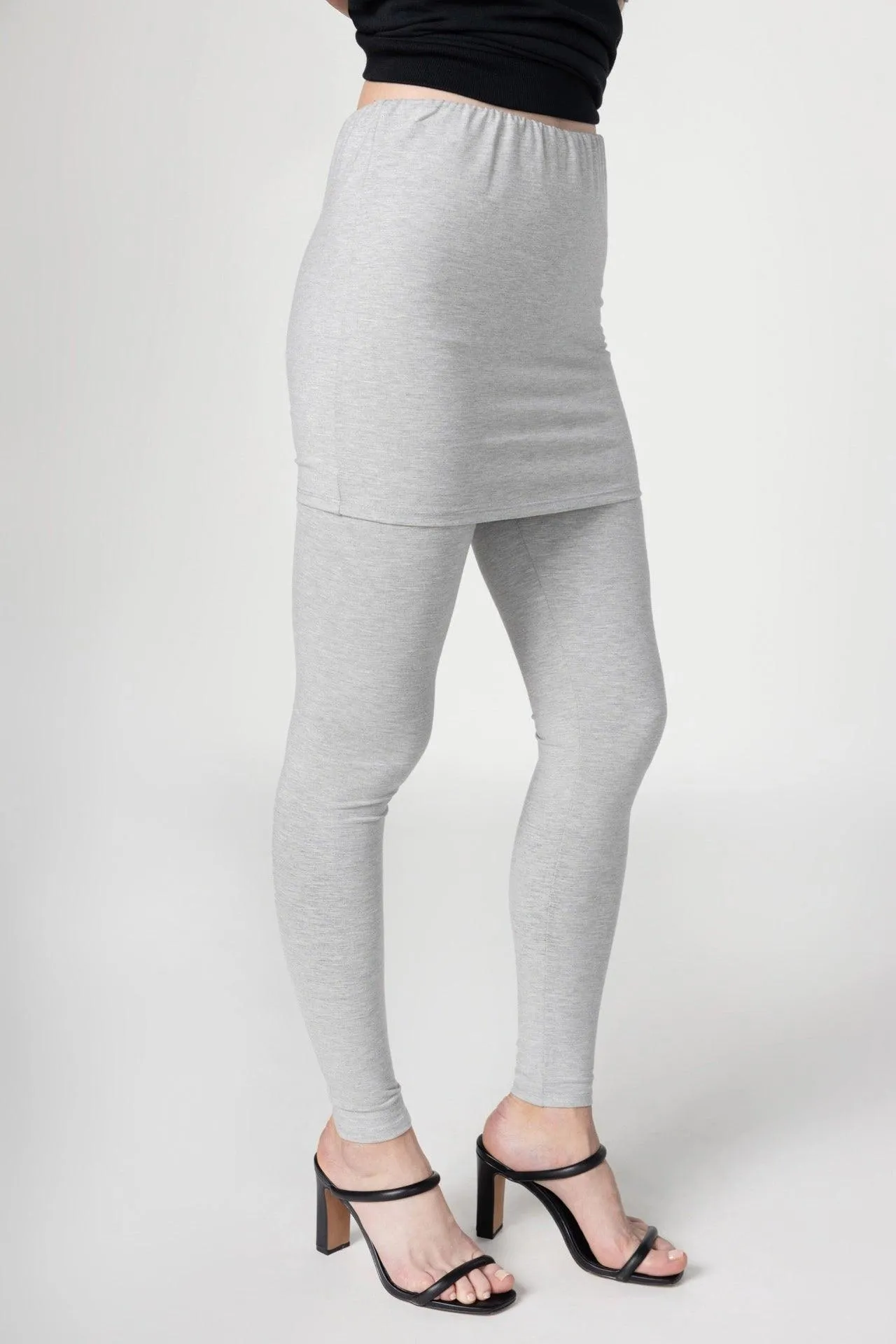 Bamboo Skirted Leggings