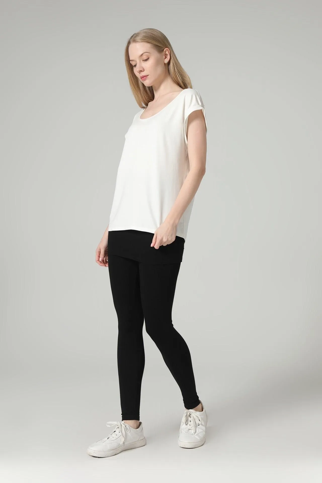 Bamboo Skirted Leggings