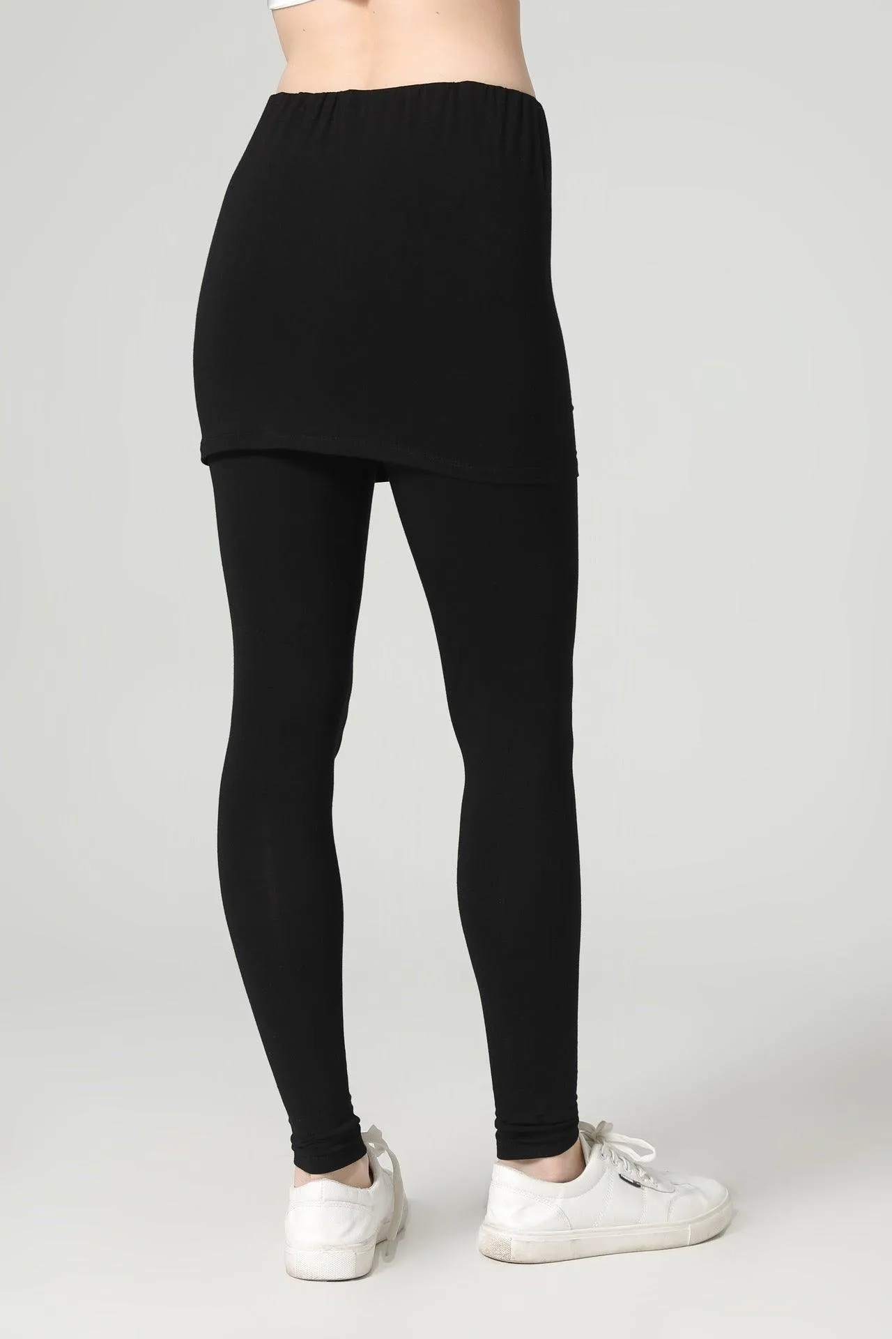 Bamboo Skirted Leggings