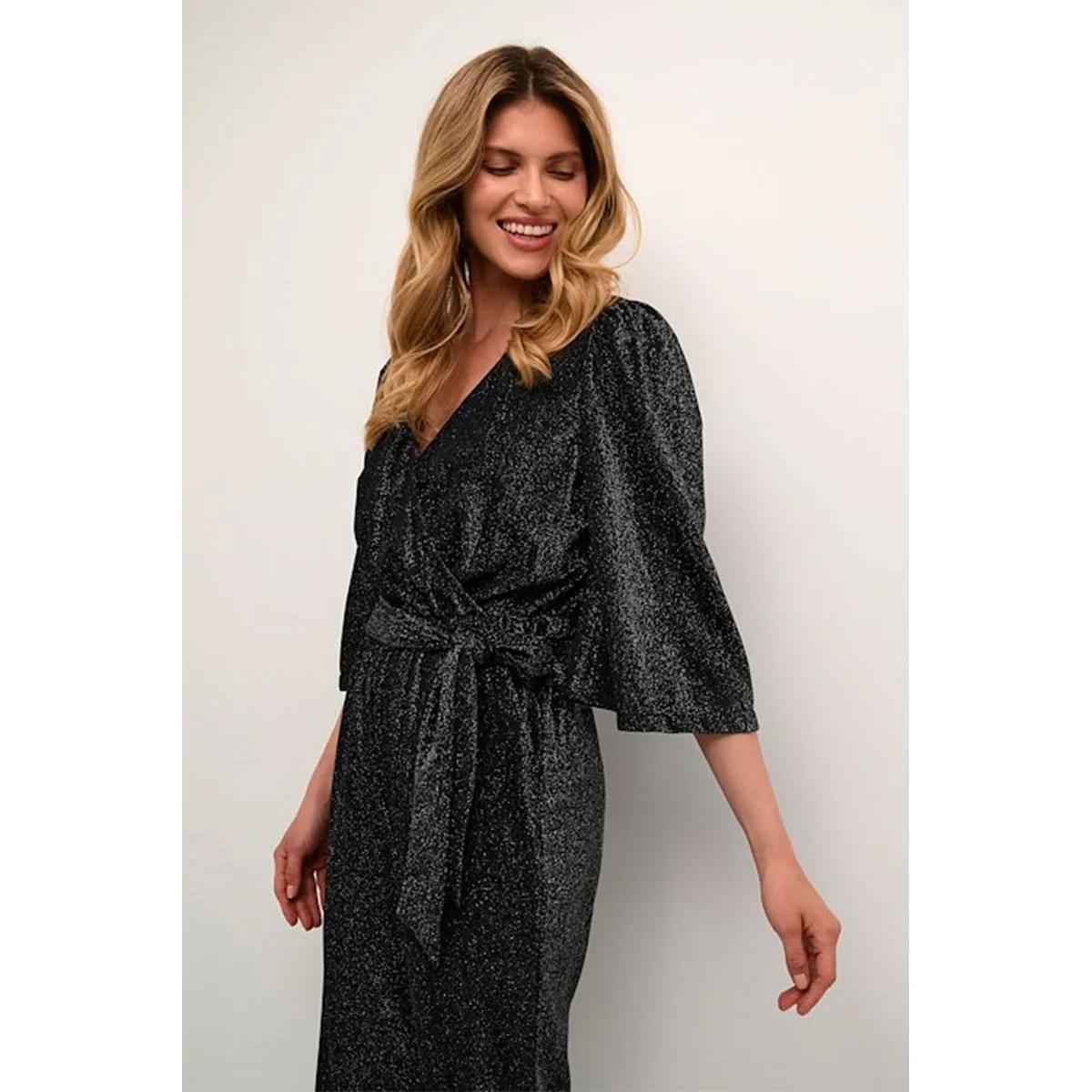 Barbara jumpsuit black glitter