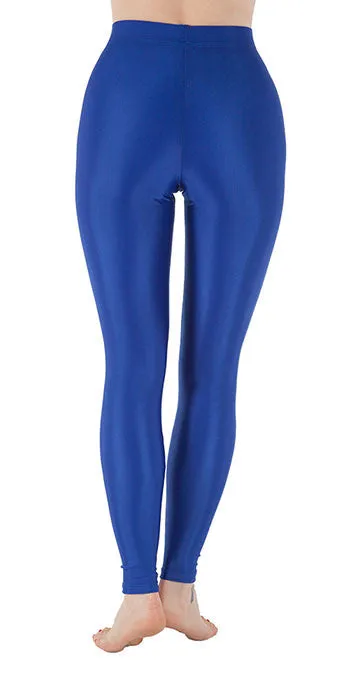 Basic Blue Spandex Leggings