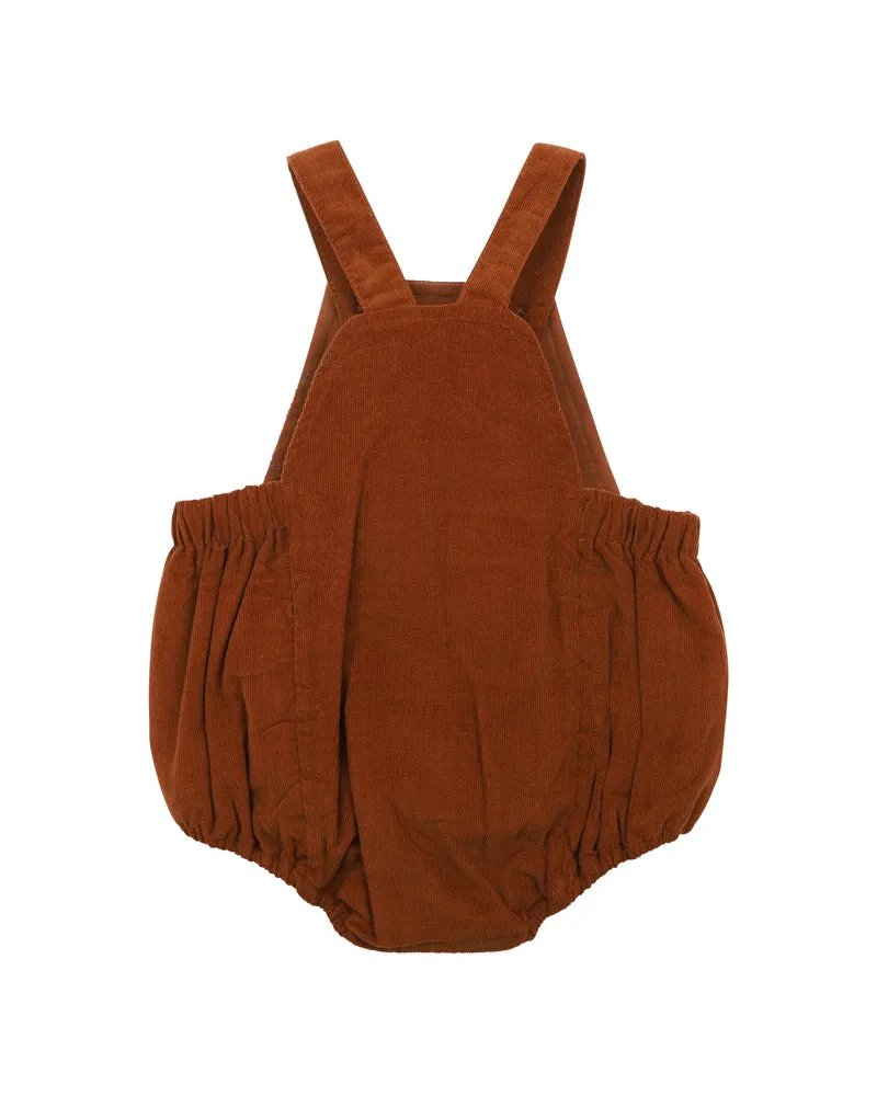 Bebe W24 Eli Cord Overall Chestnut