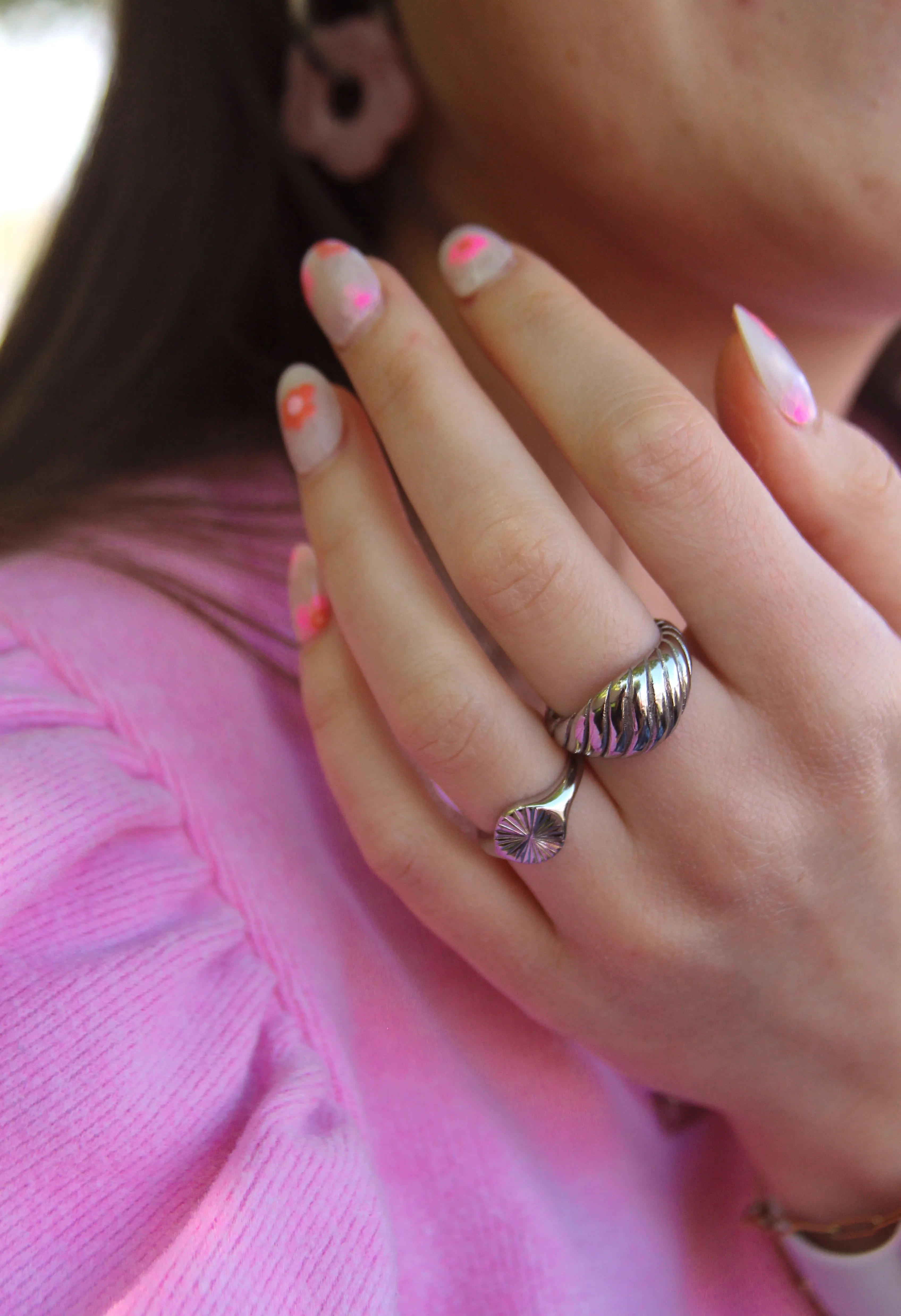 Big Spiral Fashion Ring