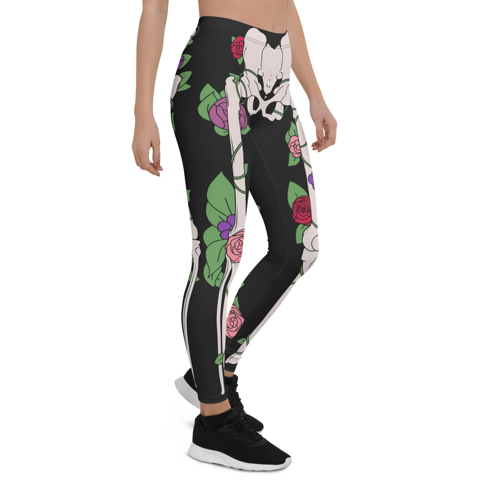 Blooming Skeleton Leggings