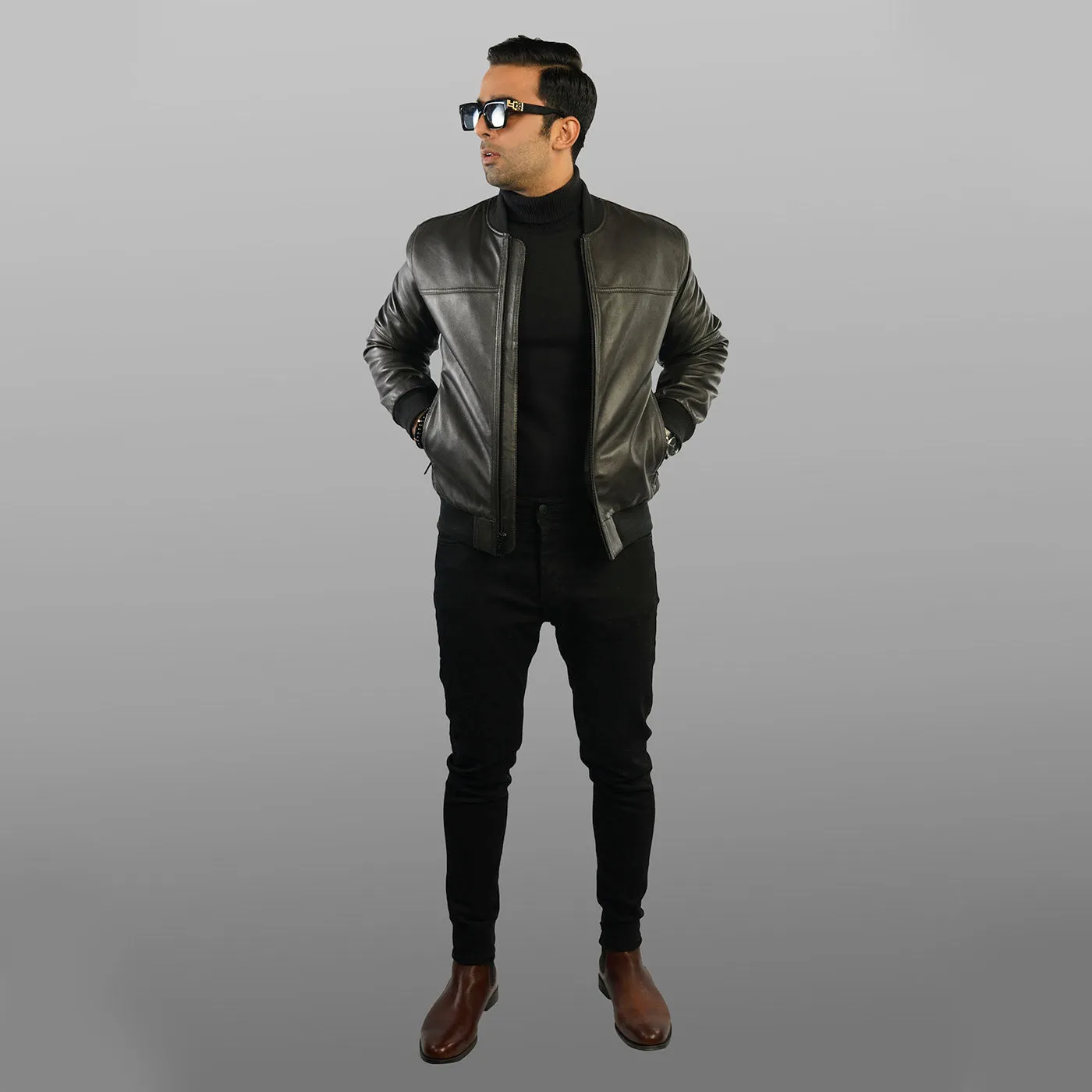 Bomber Leather Jacket - Limited Edition