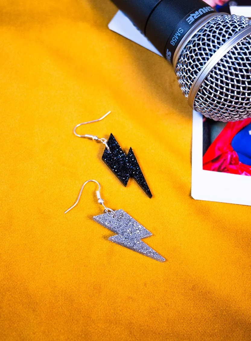 Bowie Bolt Charm Earrings