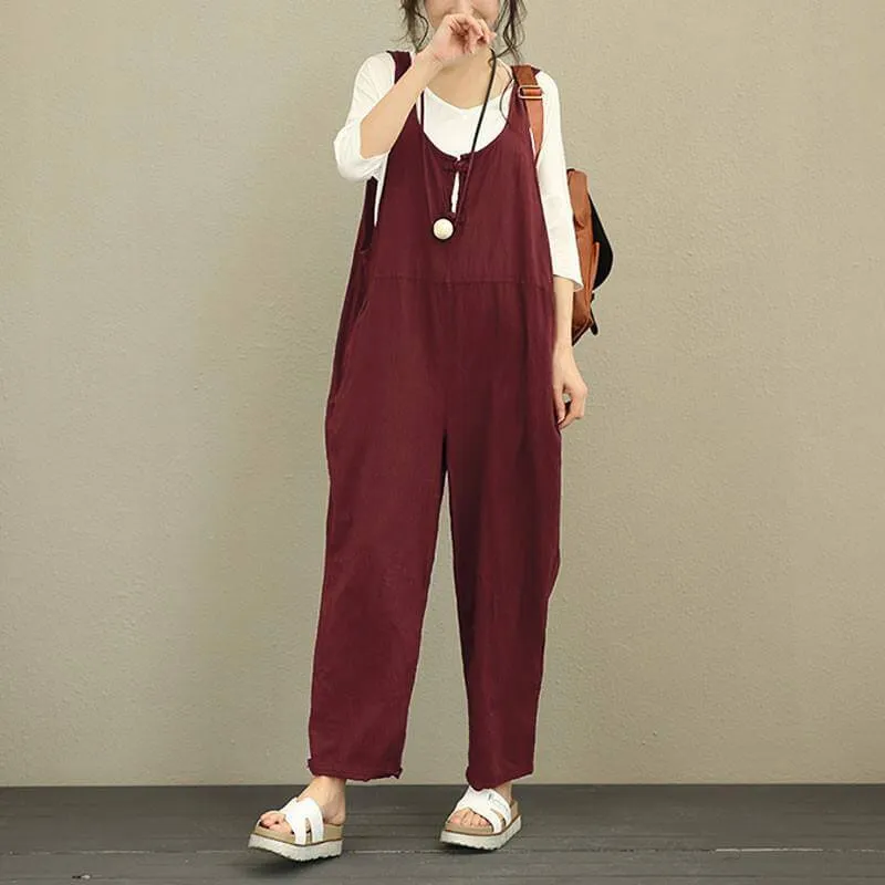 Casual Loose Overall Jumpsuits