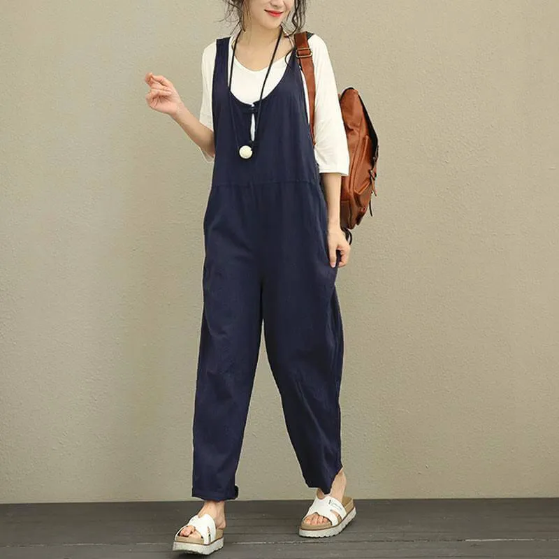 Casual Loose Overall Jumpsuits