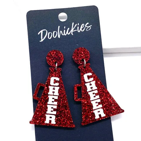 Cheer Megaphone Earrings