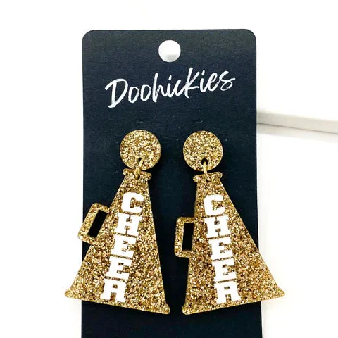 Cheer Megaphone Earrings