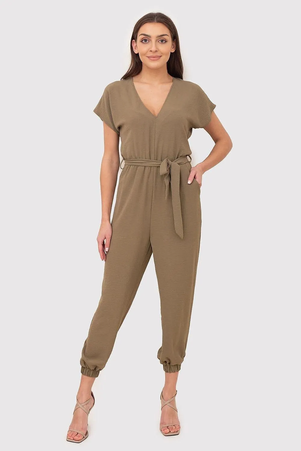 Chic Zip-Up Jumpsuit by Ax Paris