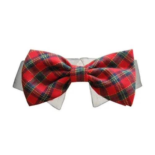 Christmas Bow Tie Shirt Collar