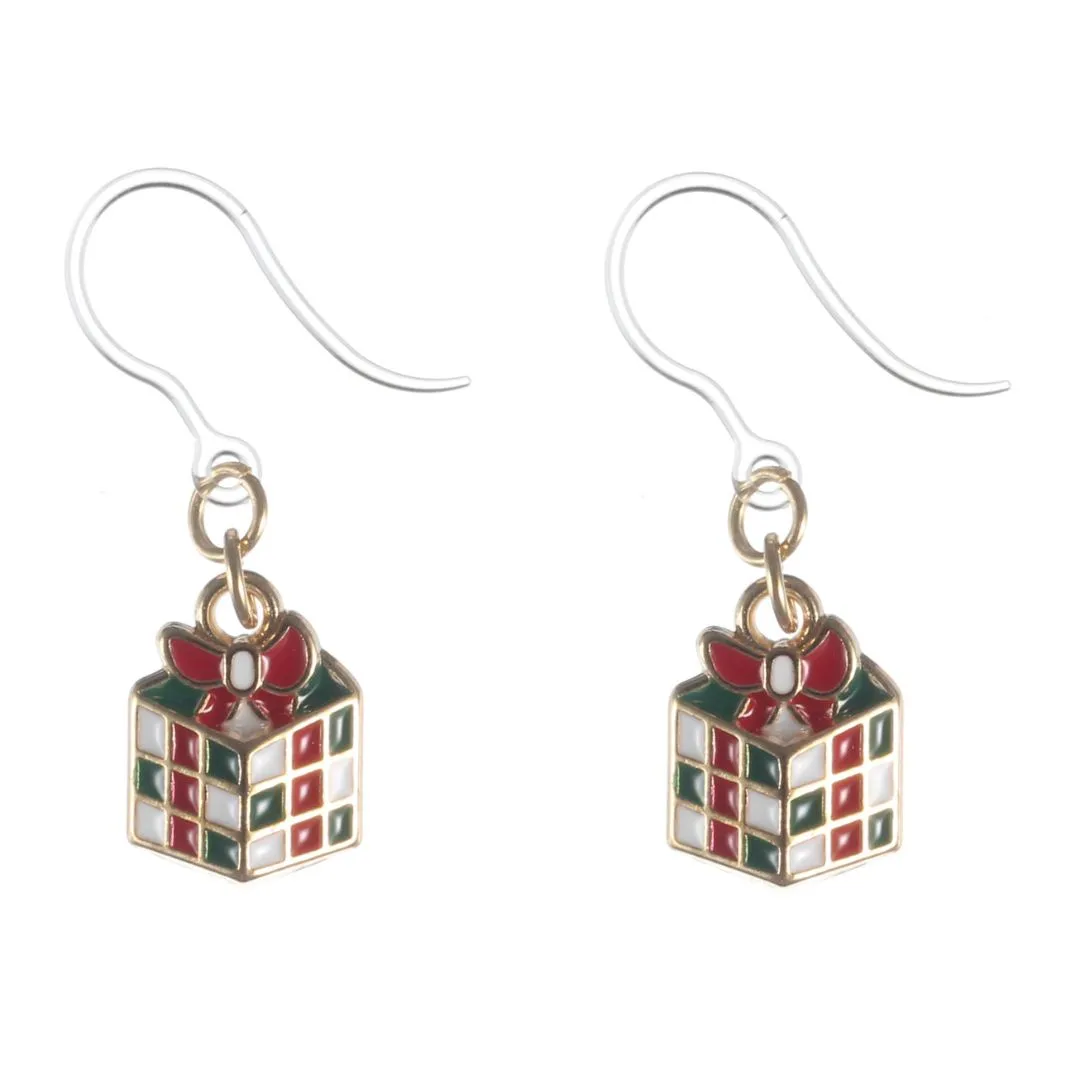 Christmas Gift Dangles Hypoallergenic Earrings for Sensitive Ears Made with Plastic Posts