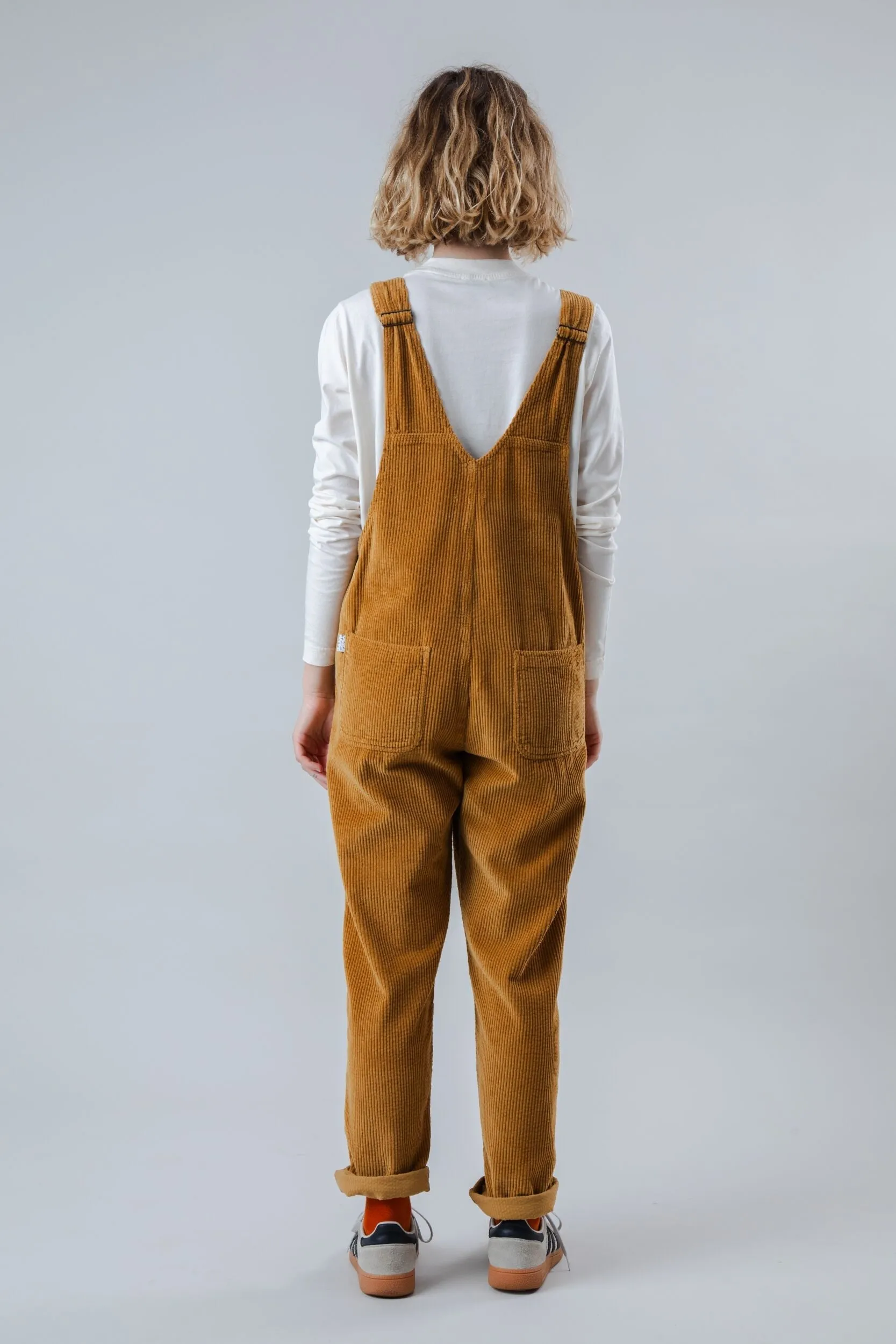 Corduroy Overall Camel