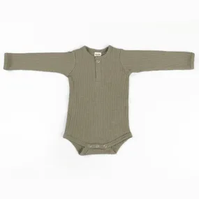 Cotton Rib Baby Bodysuit | Thyme