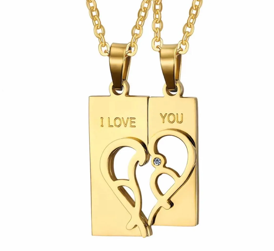 Couple Gold Plated Necklace