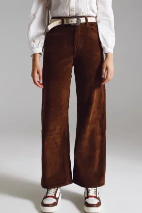 Cropped Cord Pants